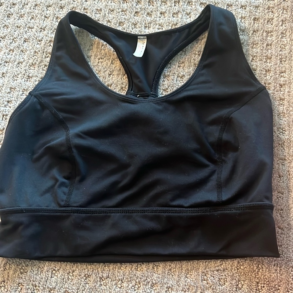 Free People Black Sports Bra